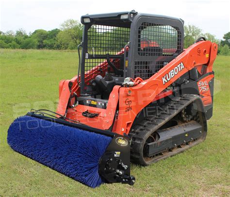 ebay skid loader attachments|used skid steer sweeper attachment.